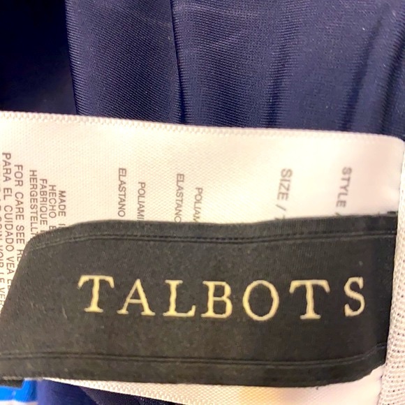 NWOT Women’s Talbots Nylon and Spandex One Piece Bathing Suit Size 12 Tall - Picture 9 of 10